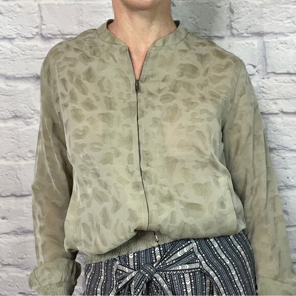 Luminary preppy textured bomber jacket - Picture 1 of 8